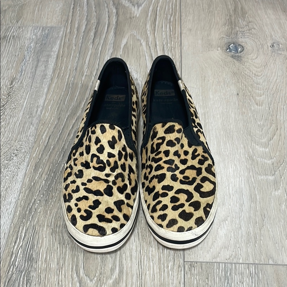 Kate Spade Leopard Print Slip-On Sneakers